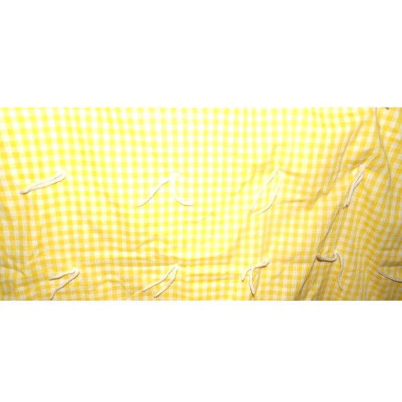 Gingham Goose 1970s Baby Quilt Blanket Handmade Teddy Bear RARE HTF Vintage Crib - Picture 8 of 10